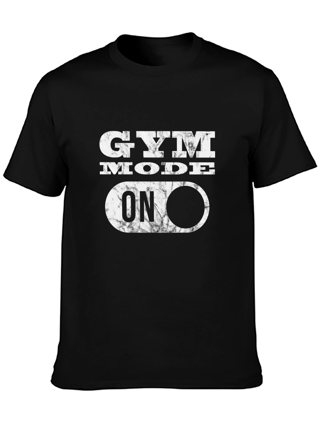 Gym Mode On Black Graphic Tee