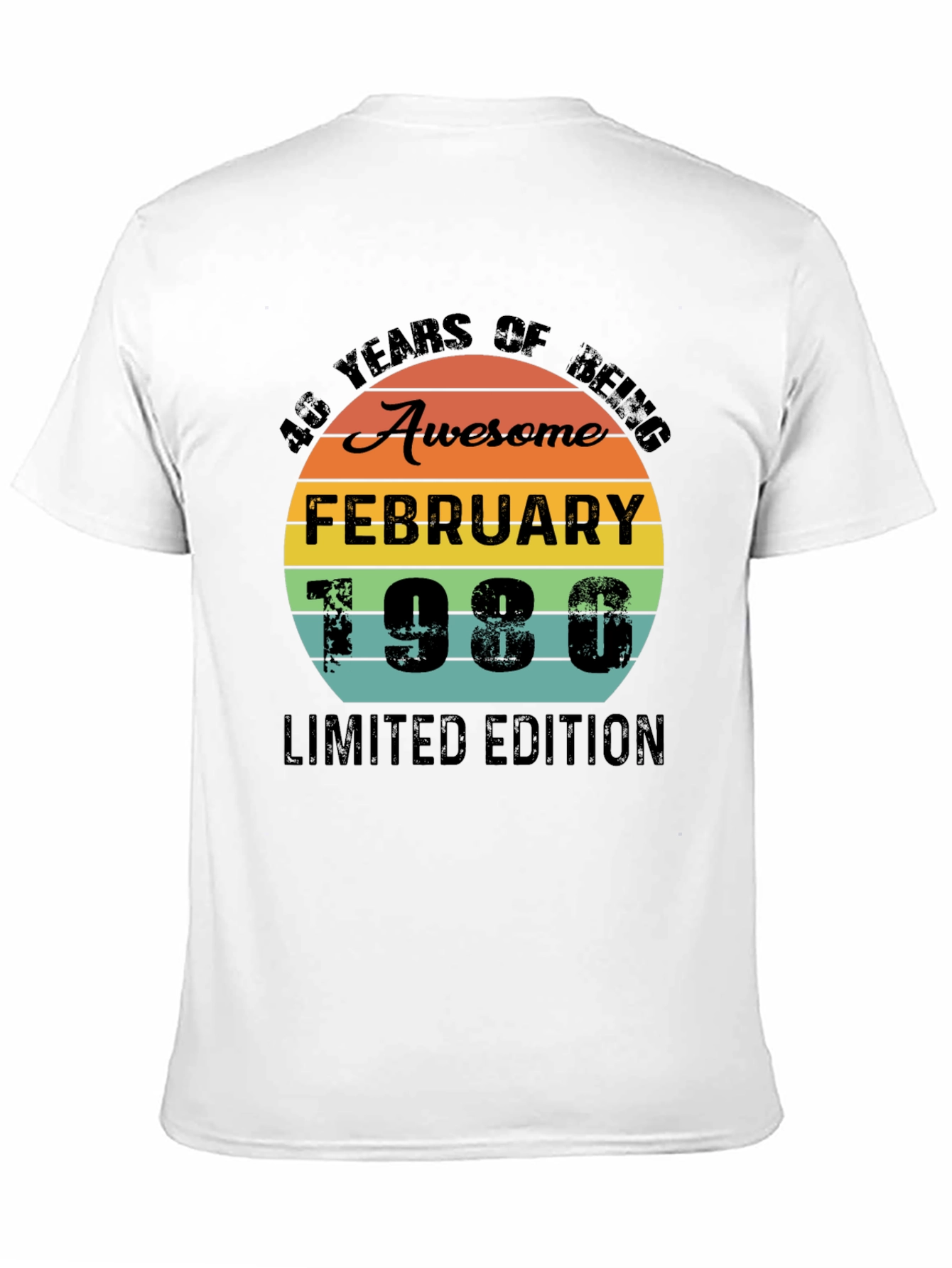Awesome February 1980 Limited Edition T-Shirt