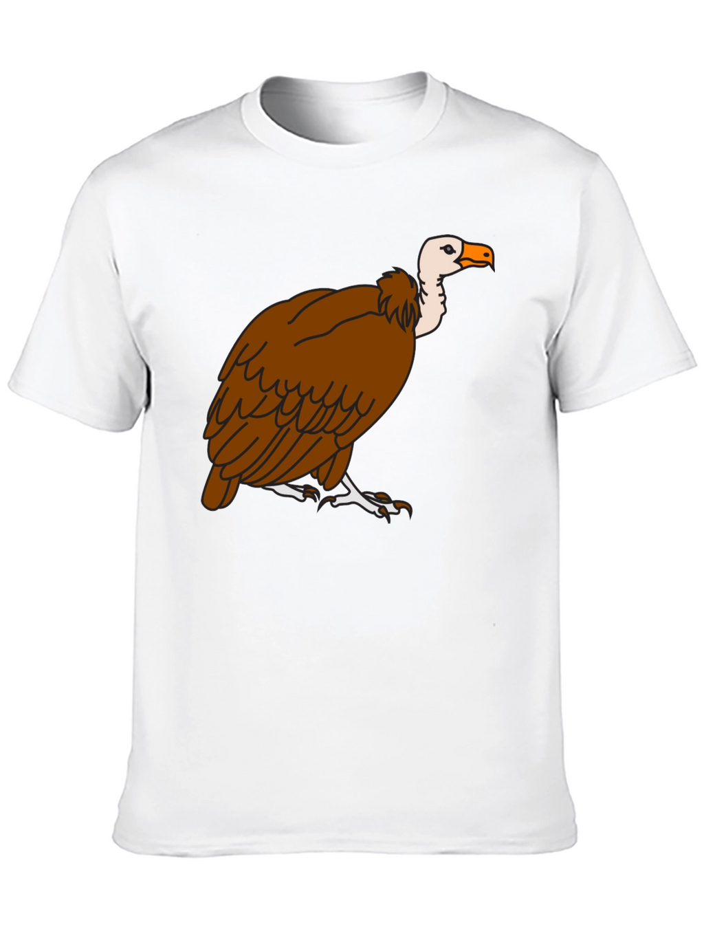 Vulture Graphic Tee - Black Cotton T-Shirt