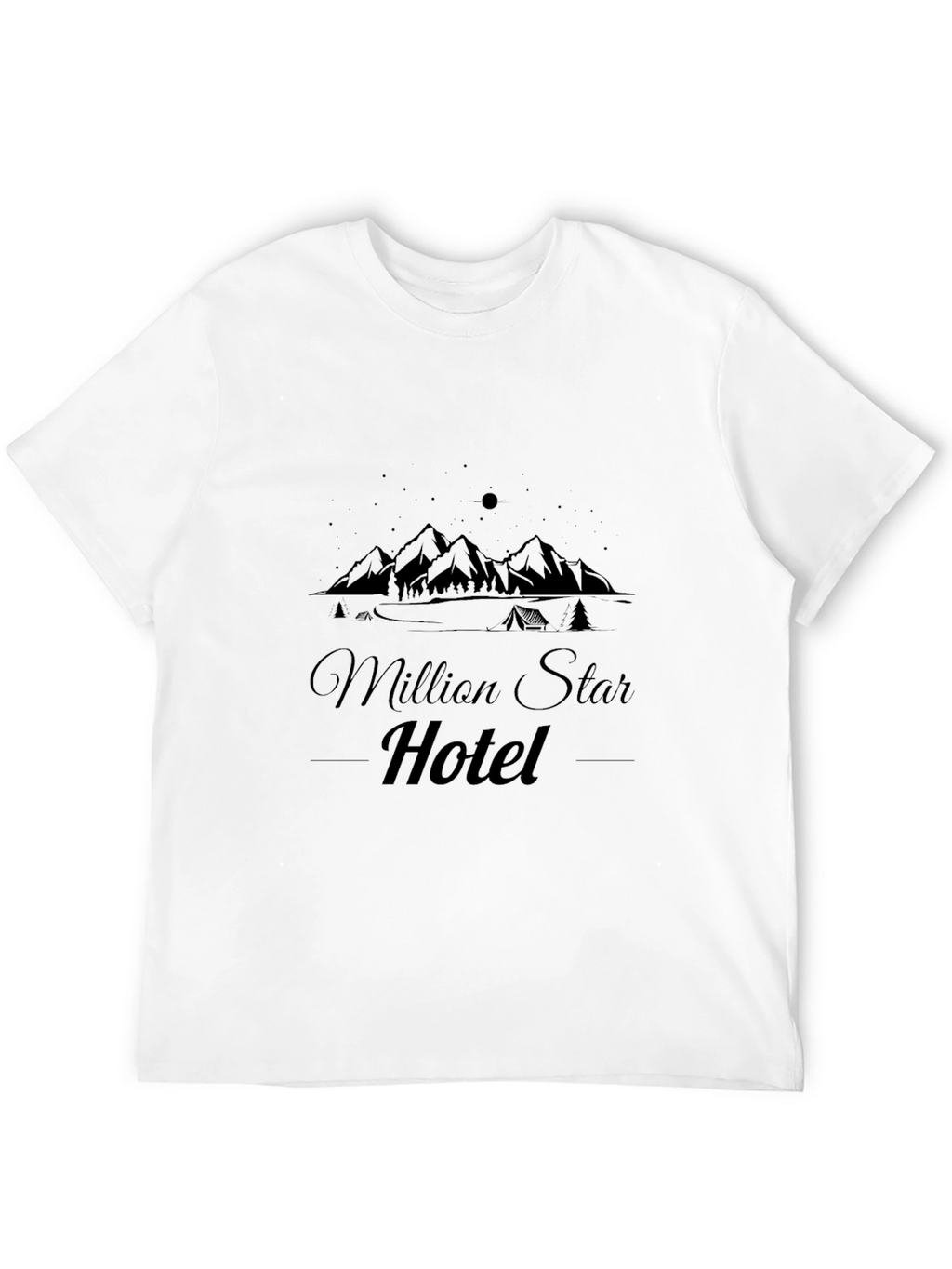 Million Star Hotel Graphic Tee - Camping Shirt