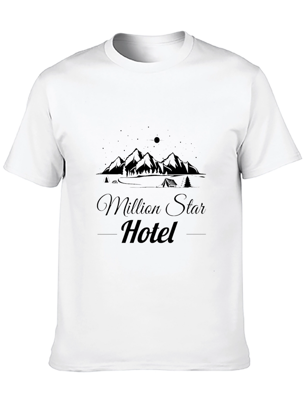 Million Star Hotel Graphic Tee - Camping Shirt