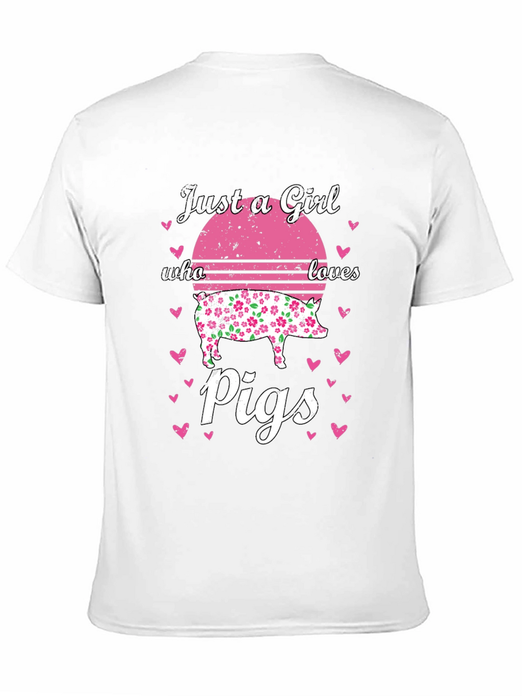 Just A Girl Who Loves Pigs T-Shirt
