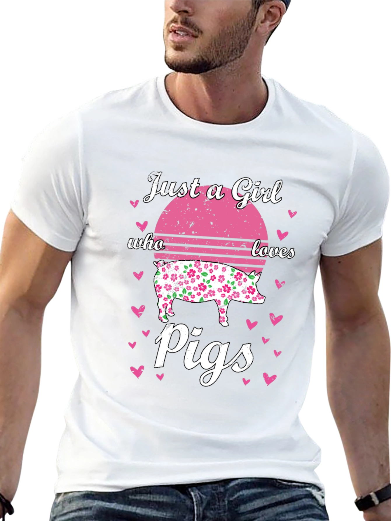 Just A Girl Who Loves Pigs T-Shirt