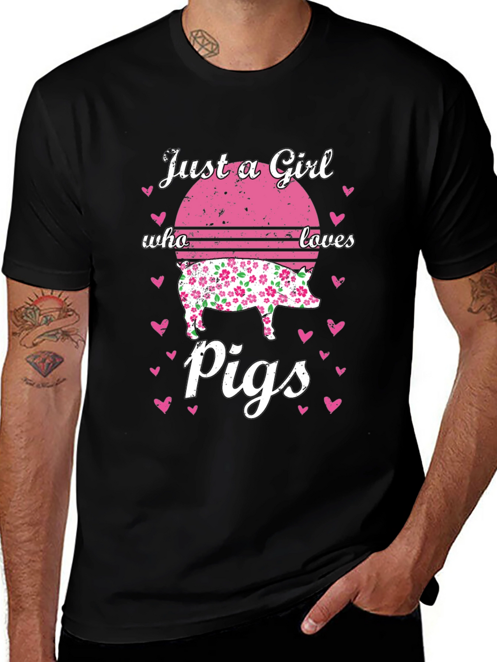 Just A Girl Who Loves Pigs T-Shirt