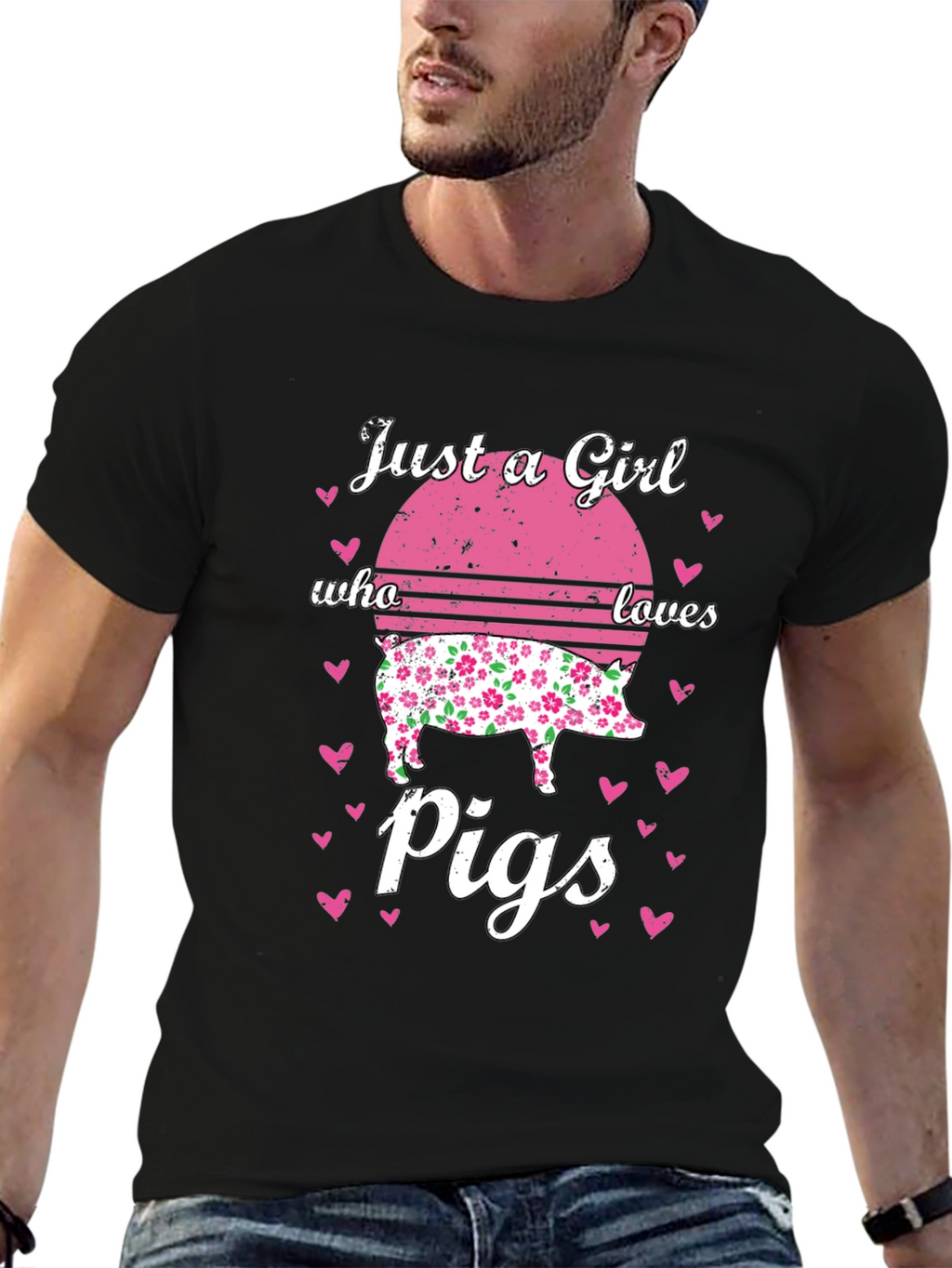 Just A Girl Who Loves Pigs T-Shirt