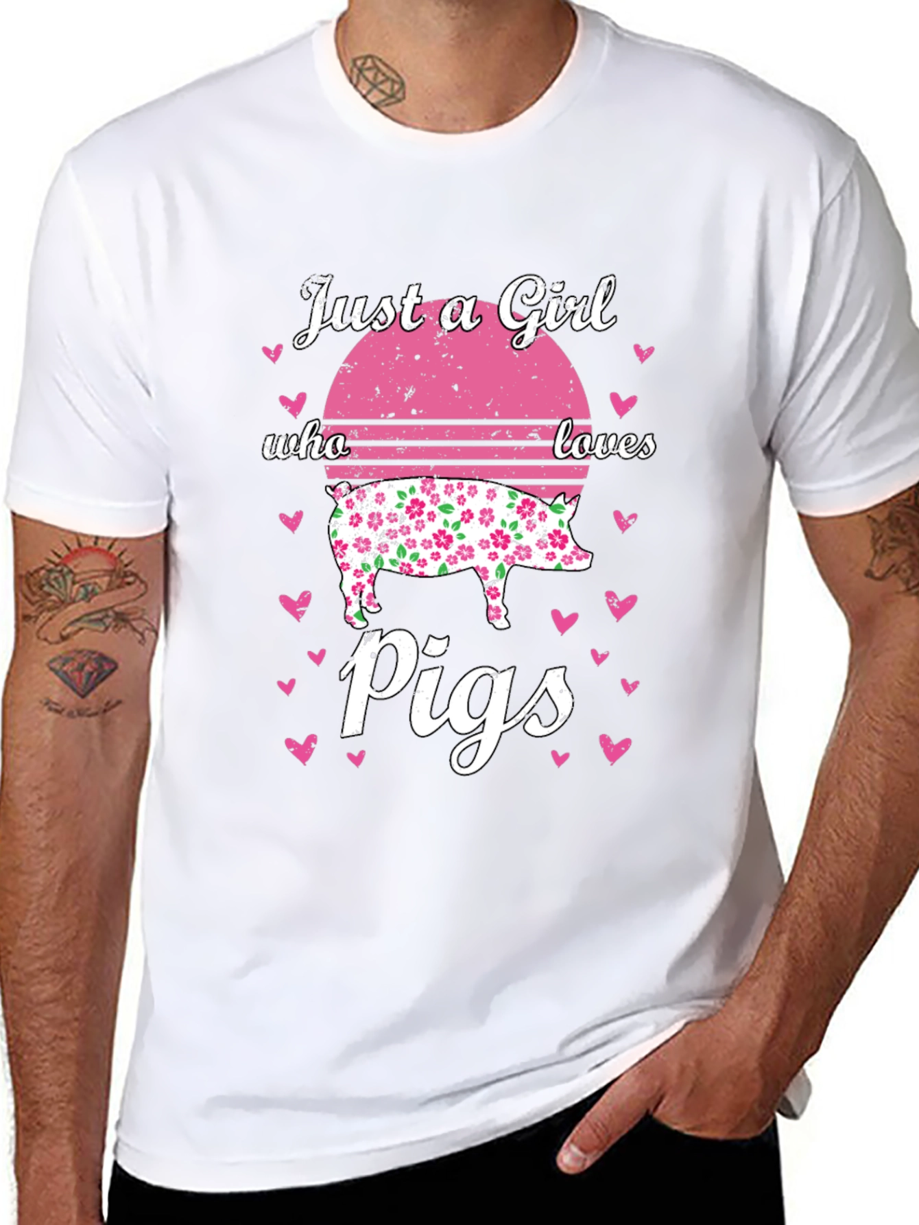 Just A Girl Who Loves Pigs T-Shirt