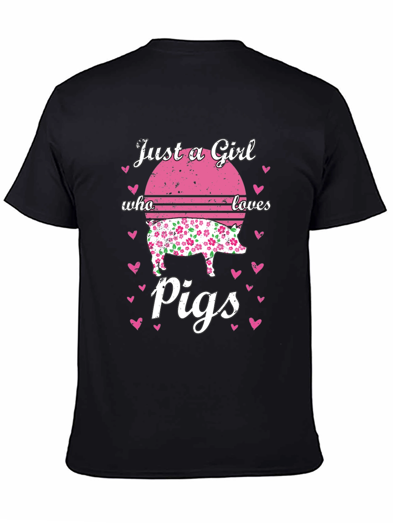 Just A Girl Who Loves Pigs T-Shirt