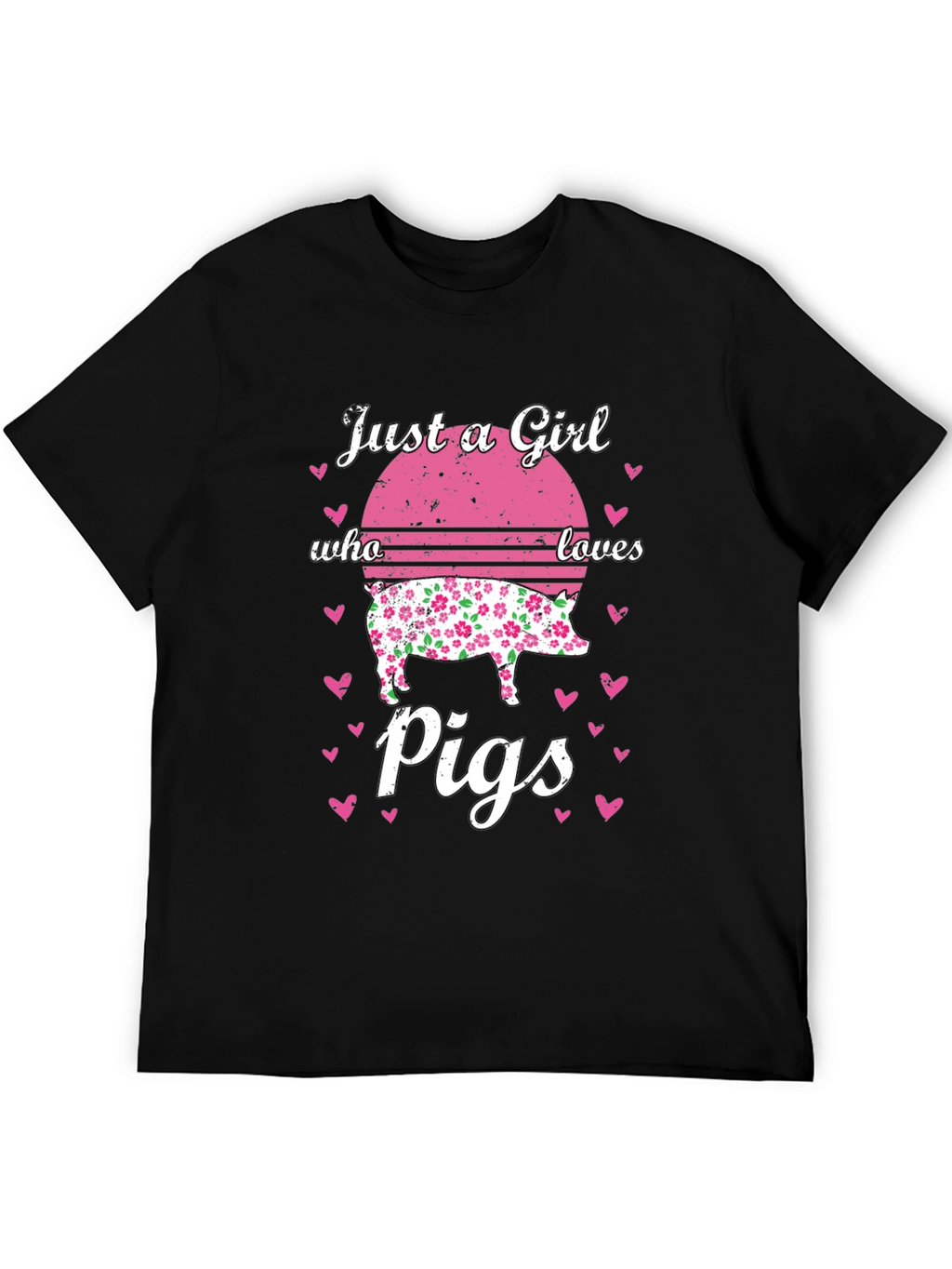 Just A Girl Who Loves Pigs T-Shirt