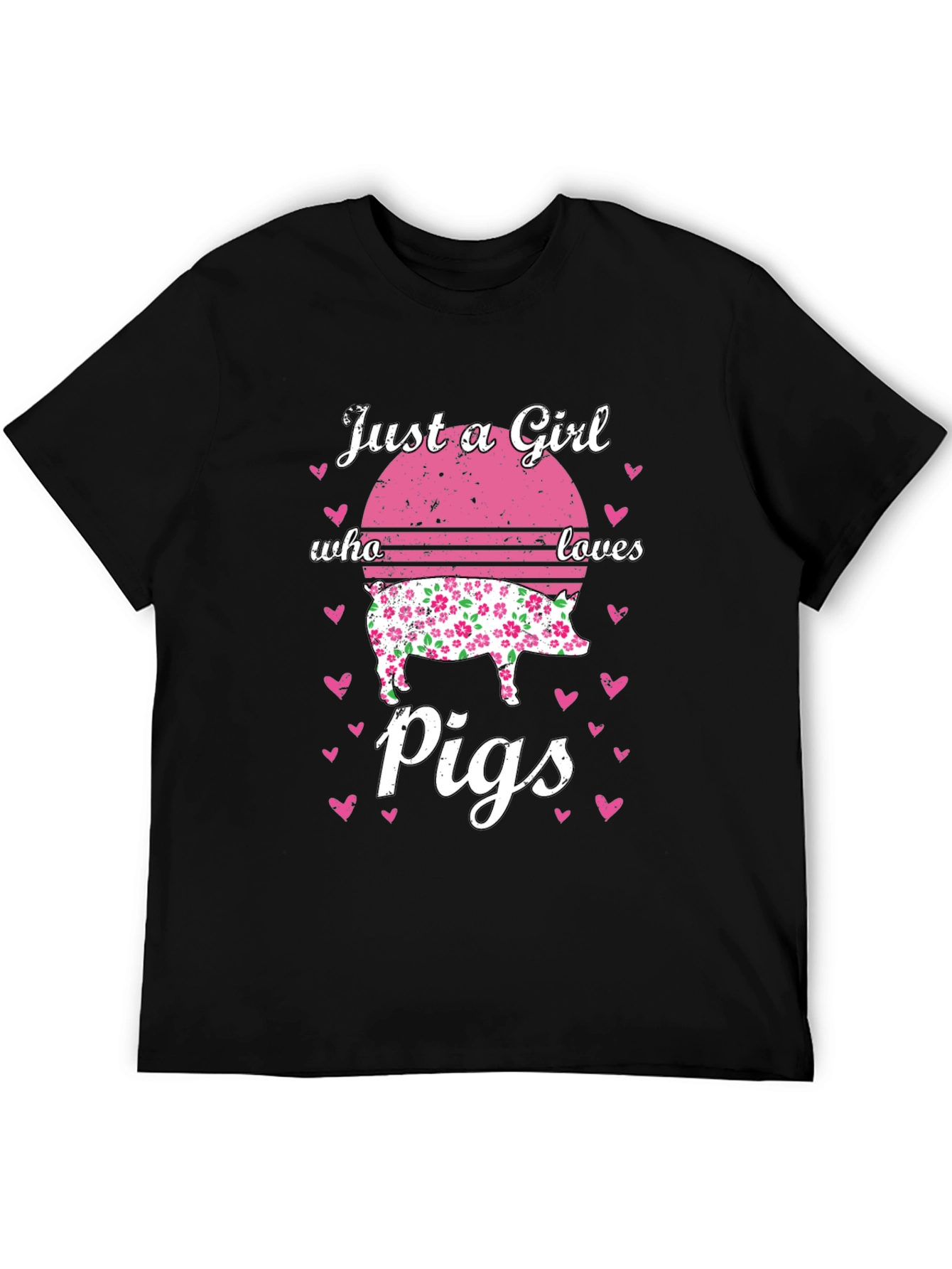 Just A Girl Who Loves Pigs T-Shirt