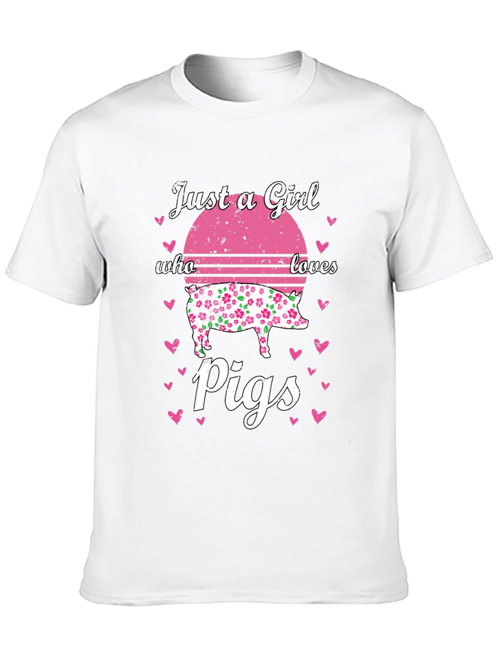 Just A Girl Who Loves Pigs T-Shirt