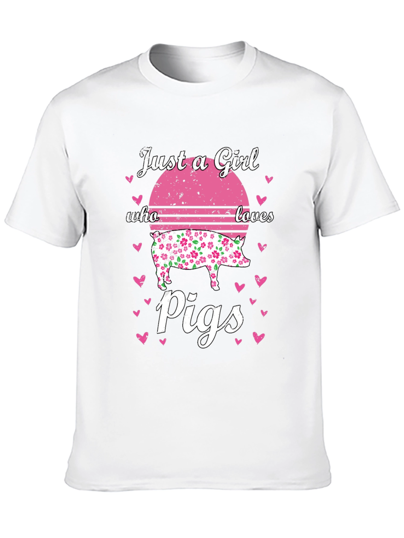Just A Girl Who Loves Pigs T-Shirt