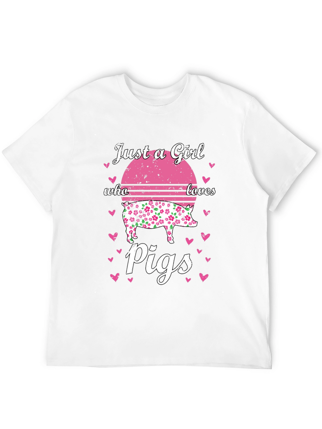 Just A Girl Who Loves Pigs T-Shirt