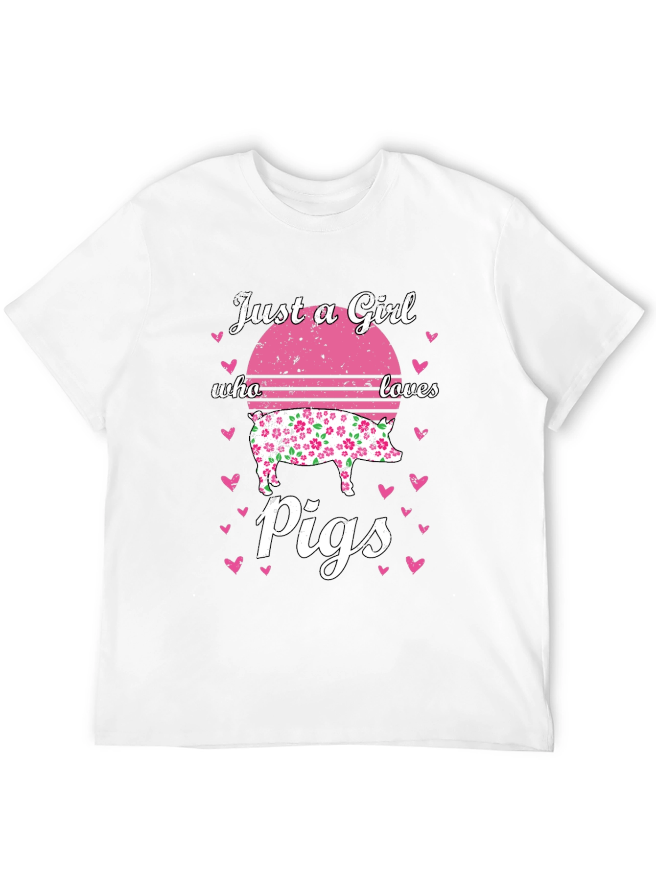Just A Girl Who Loves Pigs T-Shirt