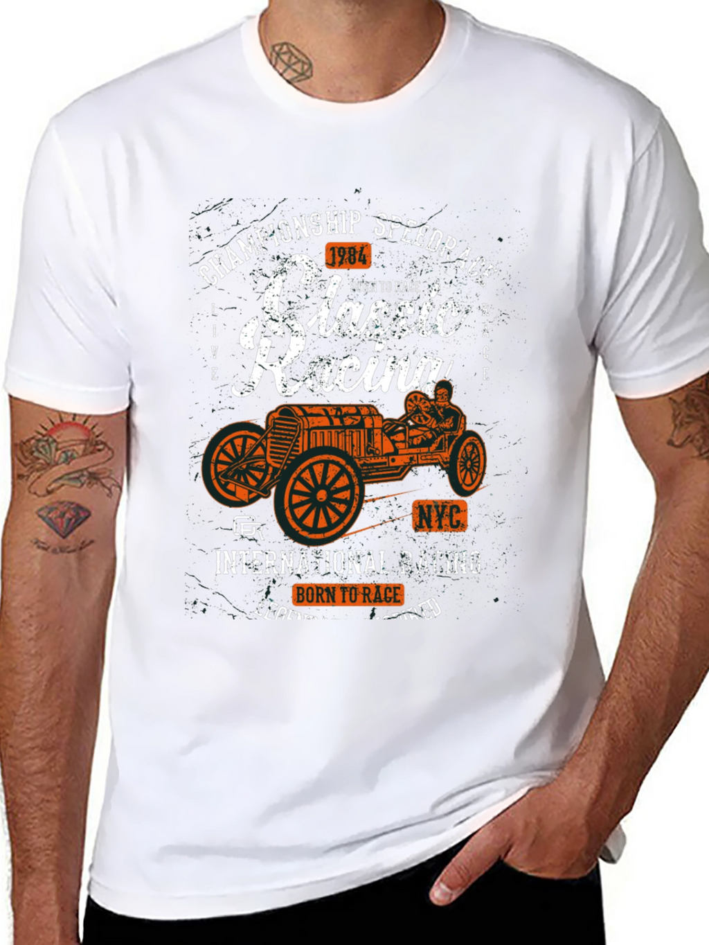 Classic Racing Tee - Born to Race Speed
