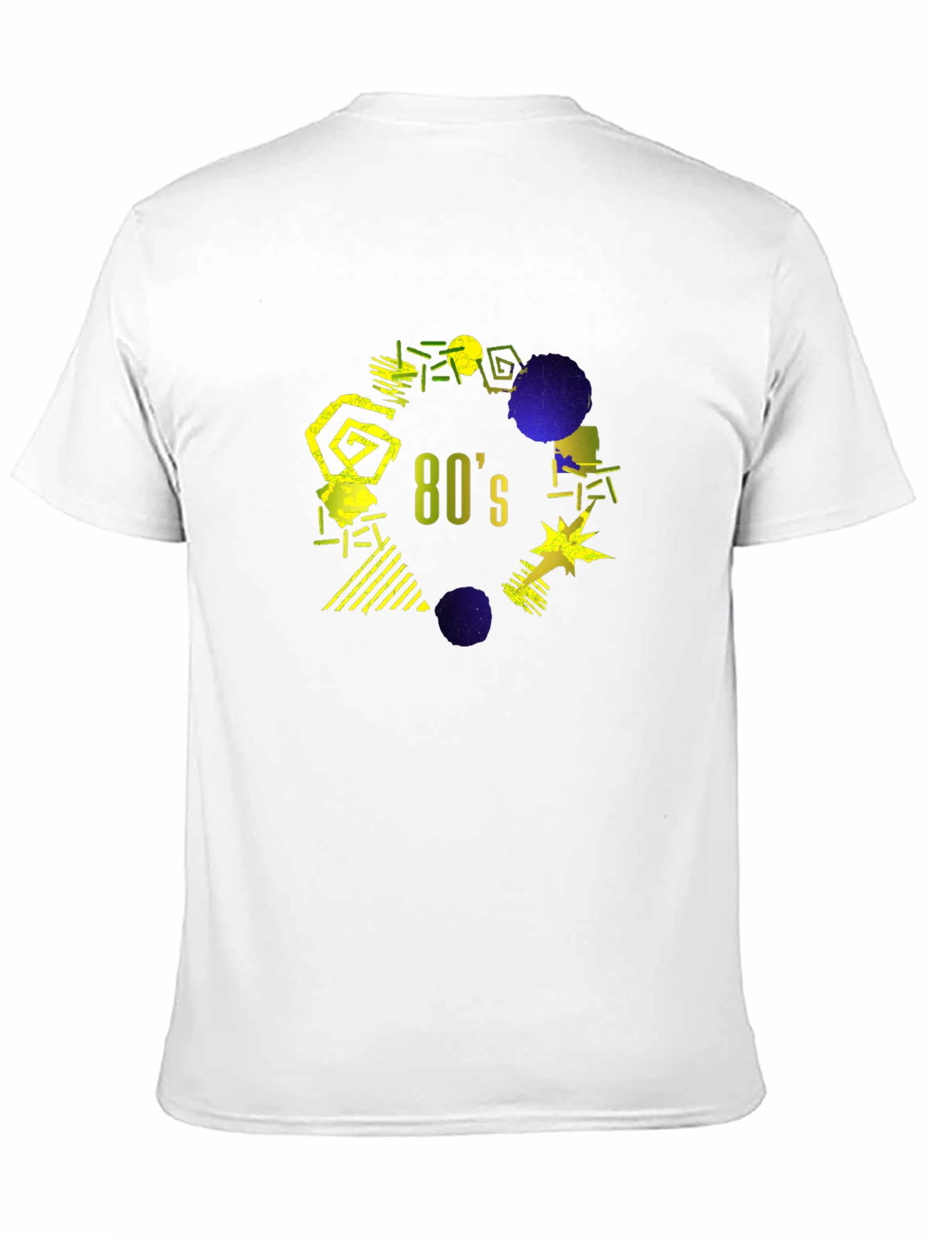 Retro 80s Graphic T-Shirt - Black