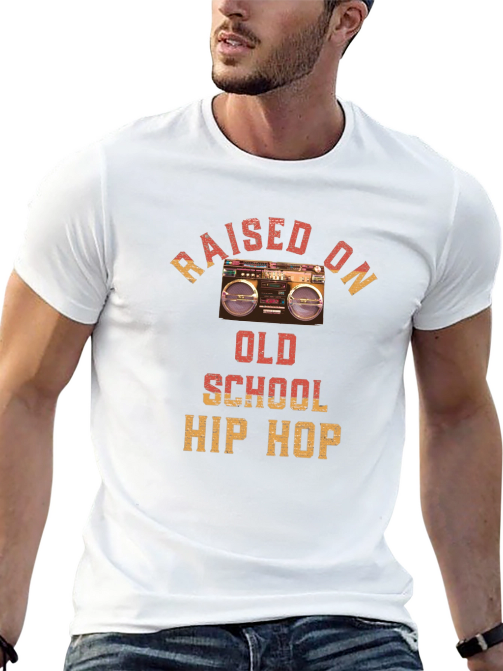 Raised on Old School Hip Hop T-Shirt