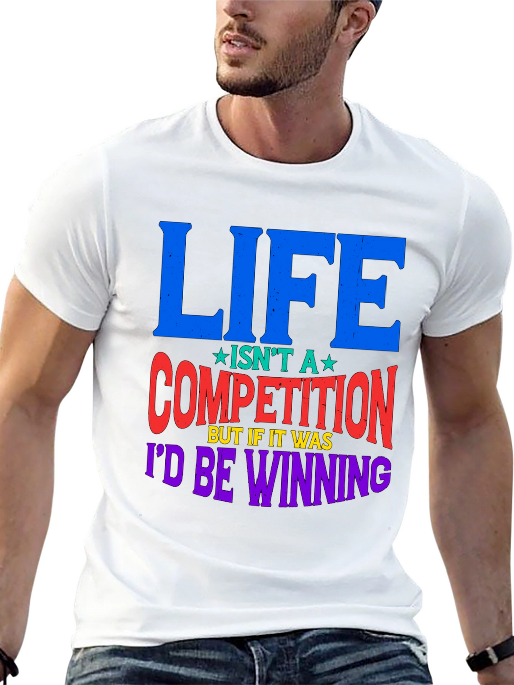 Life Isnt A Competition Graphic Tee