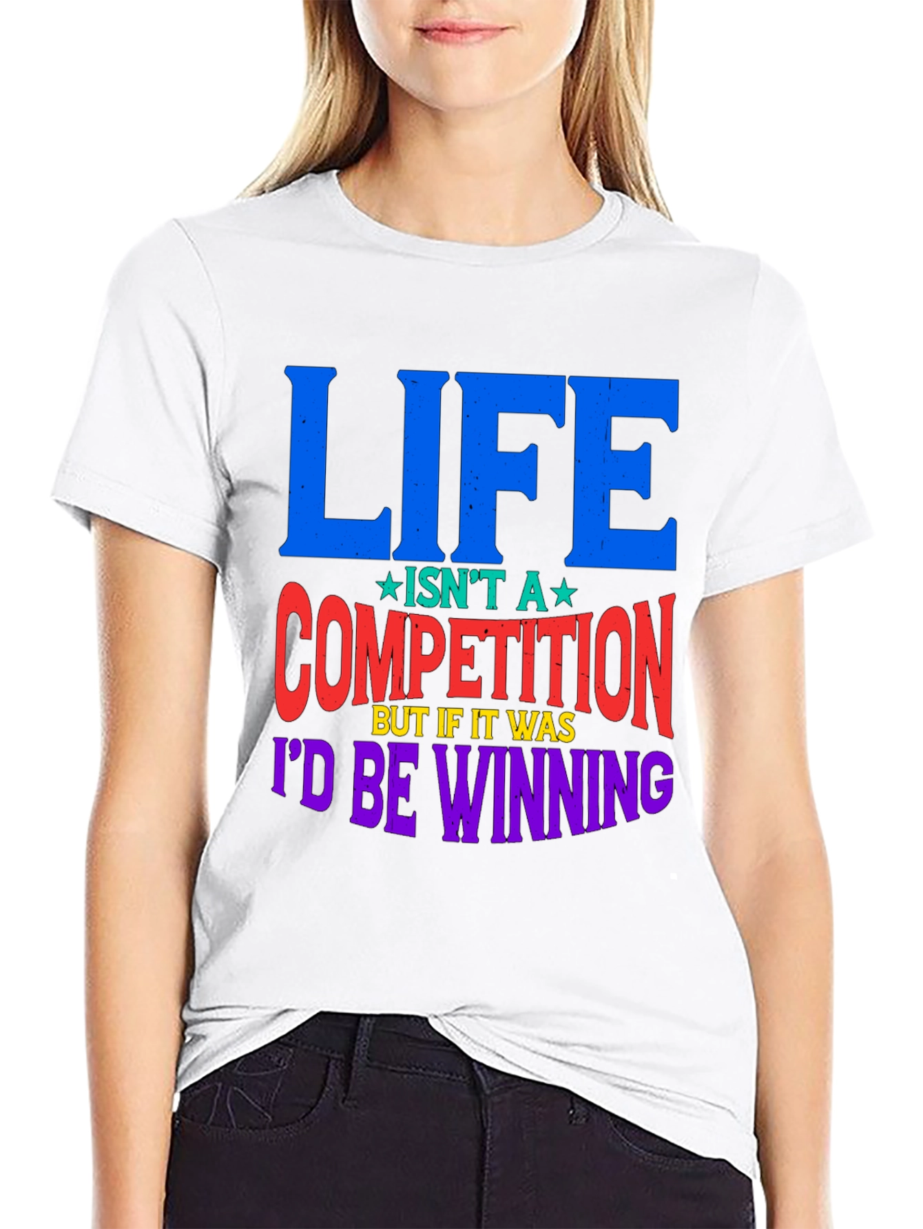 Life Isnt A Competition Graphic Tee