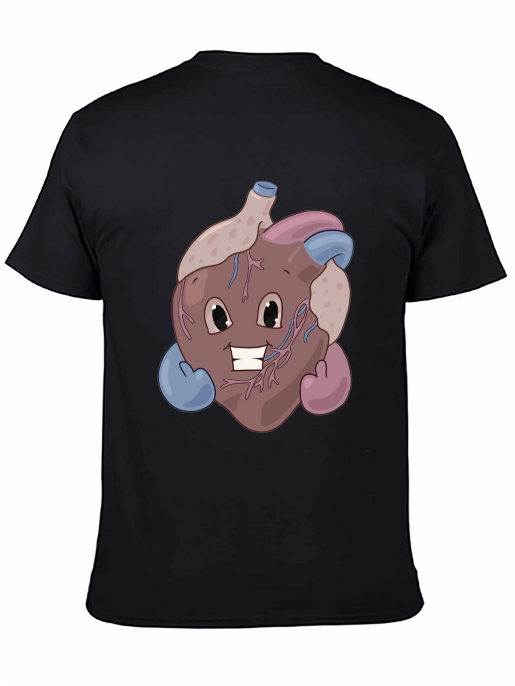 Funny Cartoon Heart T-Shirt - Anatomically Awesome!