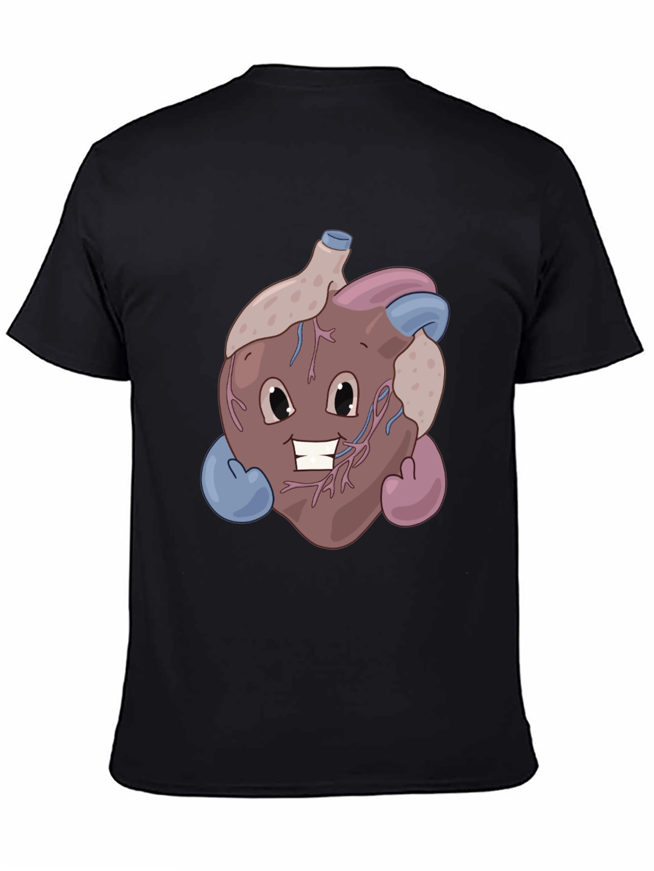 Funny Cartoon Heart T-Shirt - Anatomically Awesome!