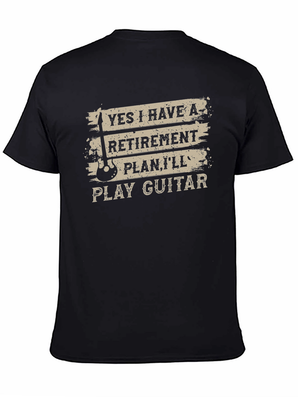 Guitar Retirement Plan Graphic Tee