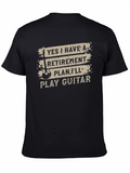 Guitar Retirement Plan Graphic Tee