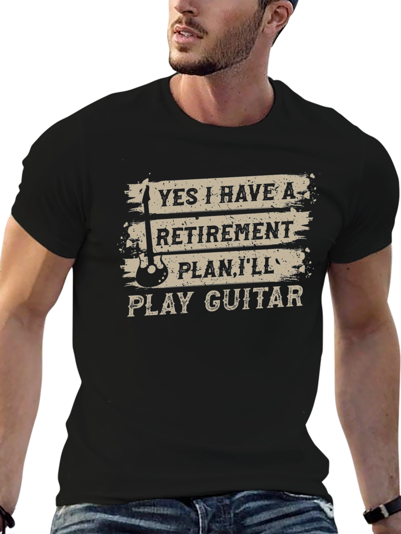 Guitar Retirement Plan Graphic Tee