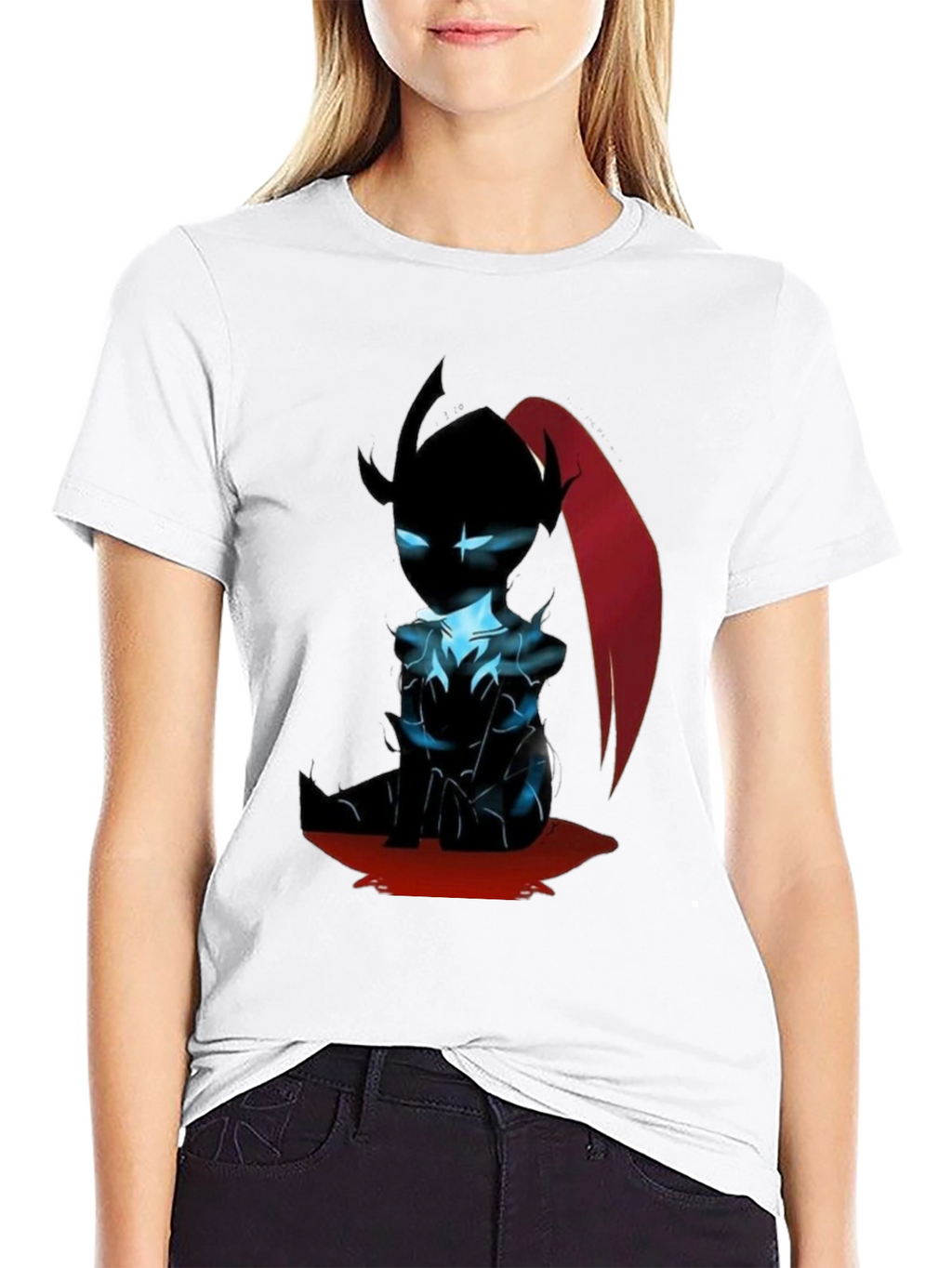 Anime Character Black T-Shirt