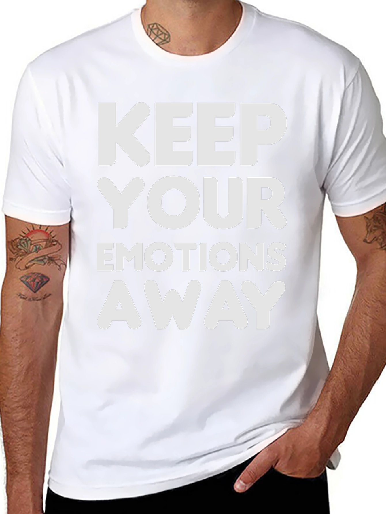 Keep Your Emotions Away Graphic Tee
