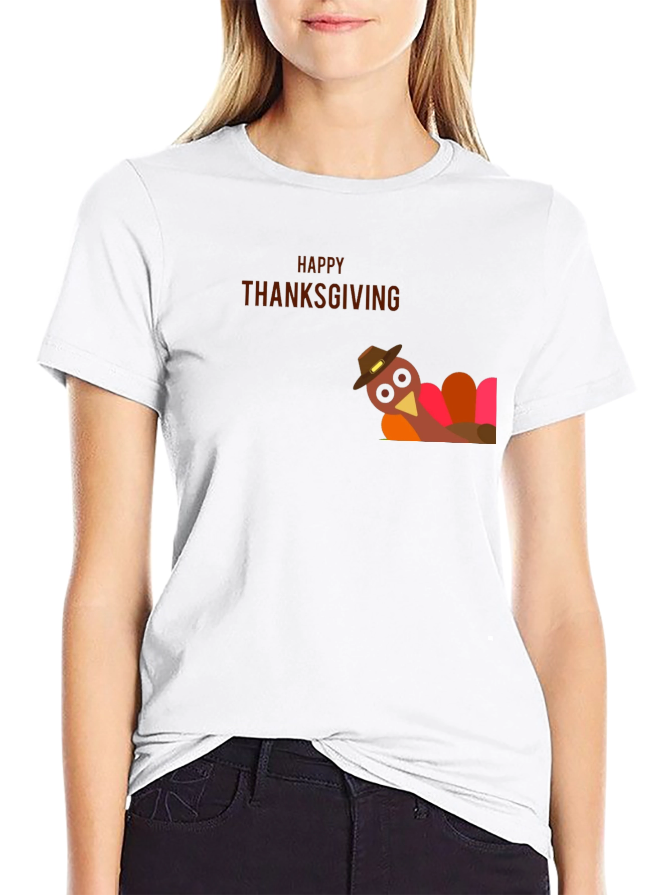 Thanksgiving Turkey Graphic Tee - Holiday Apparel