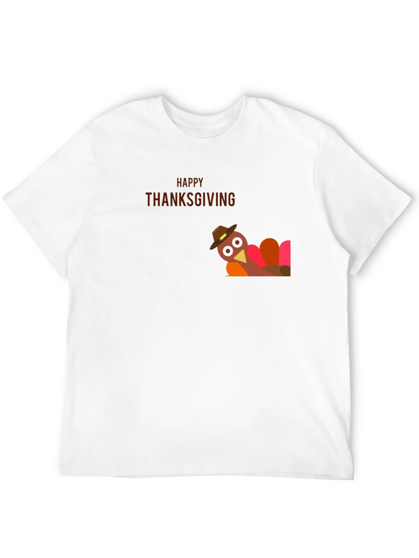 Thanksgiving Turkey Graphic Tee - Holiday Apparel