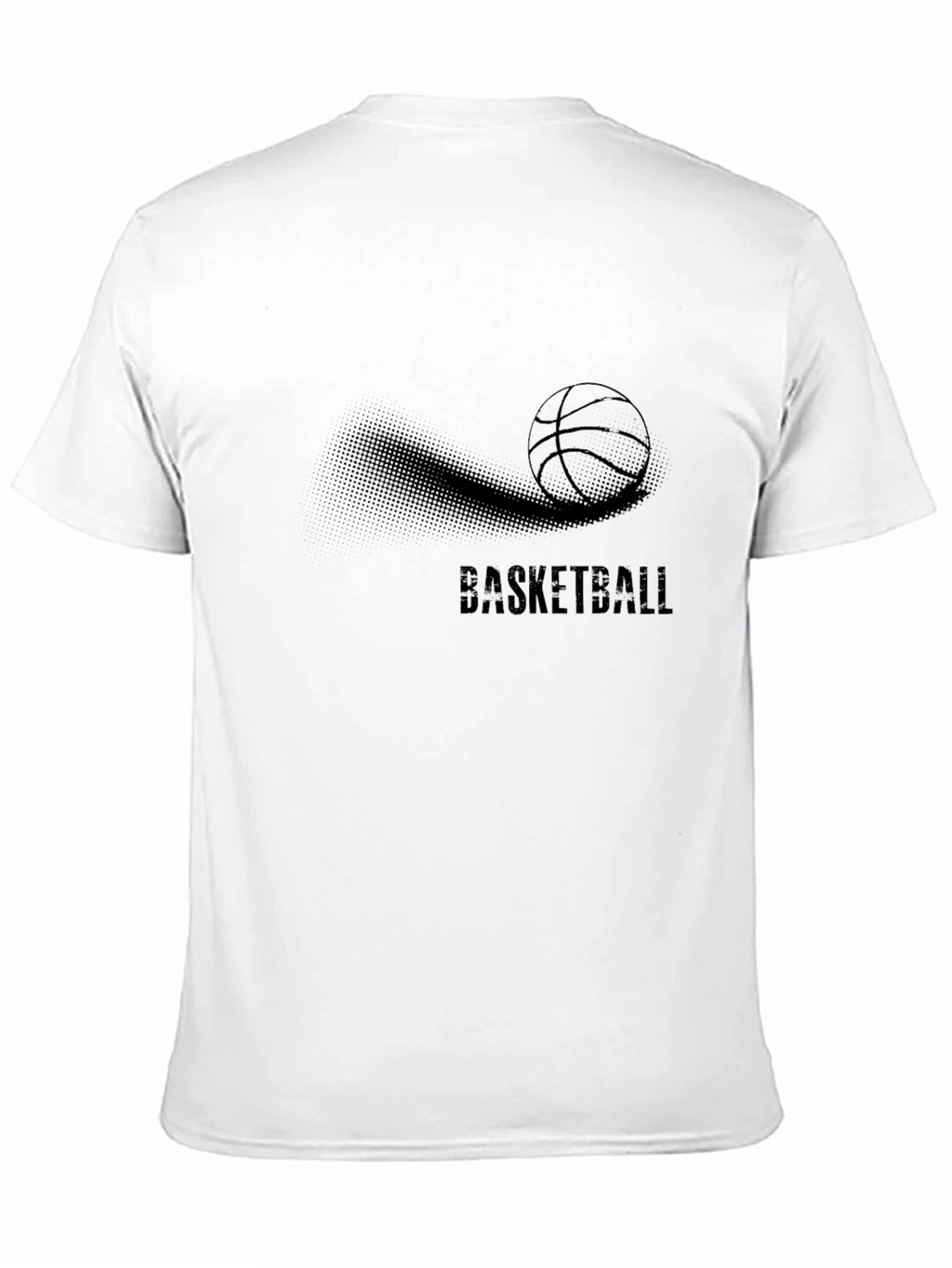 Mens Black Basketball Graphic T-Shirt