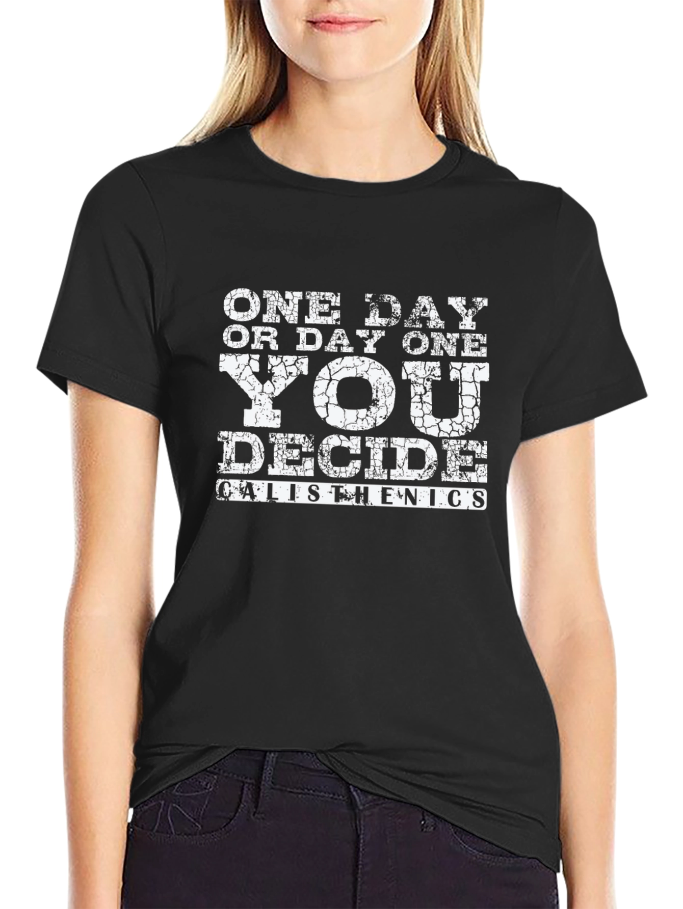 Motivational Calisthenics Graphic T-Shirt