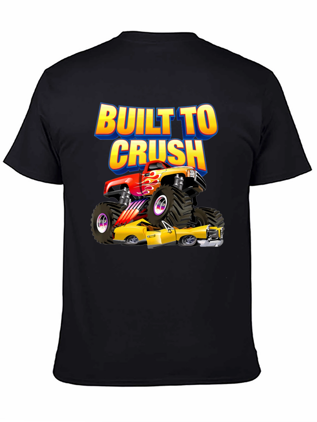 Built to Crush Monster Truck Graphic Tee
