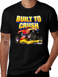 Built to Crush Monster Truck Graphic Tee