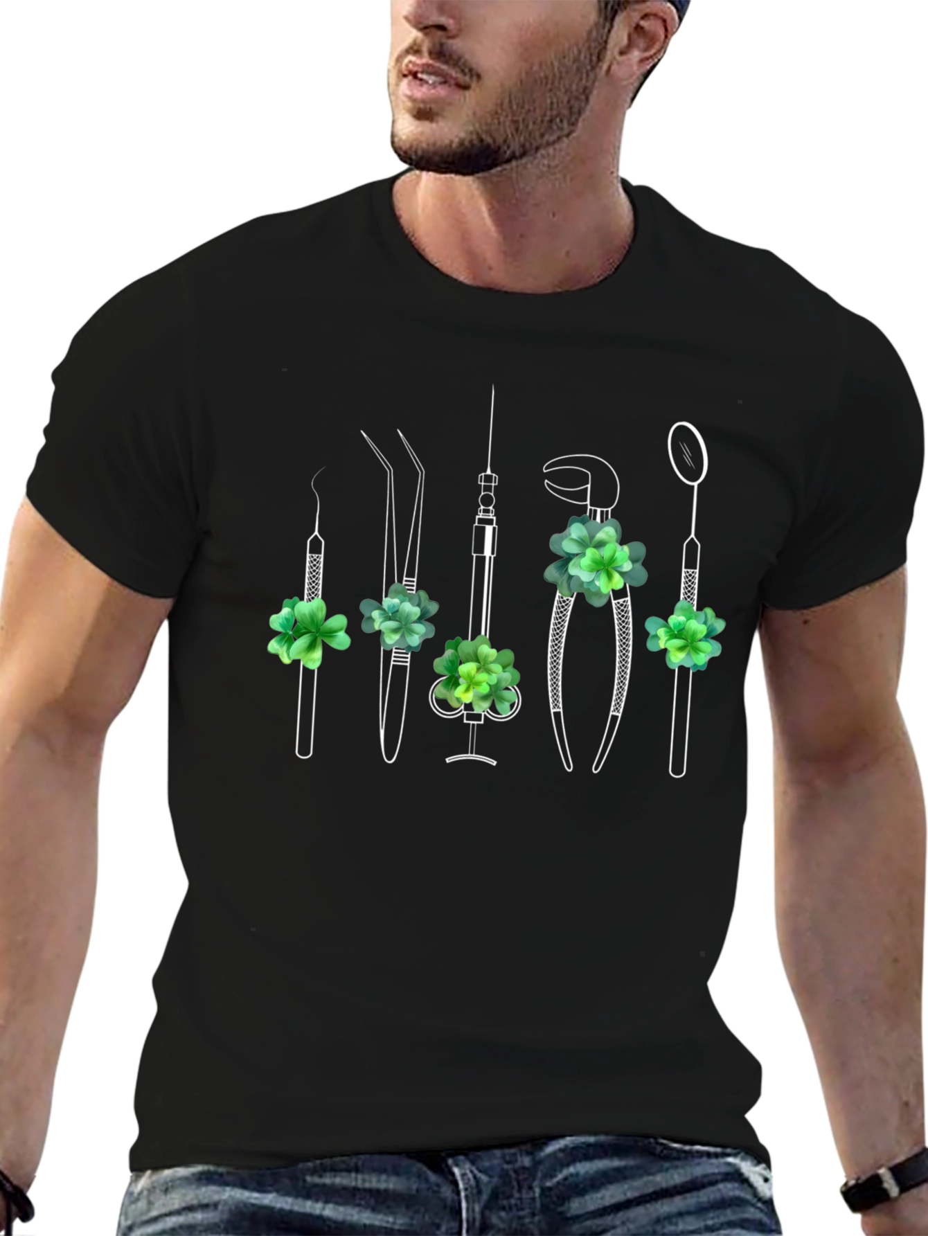 Dentist Tool Shamrock T-Shirt