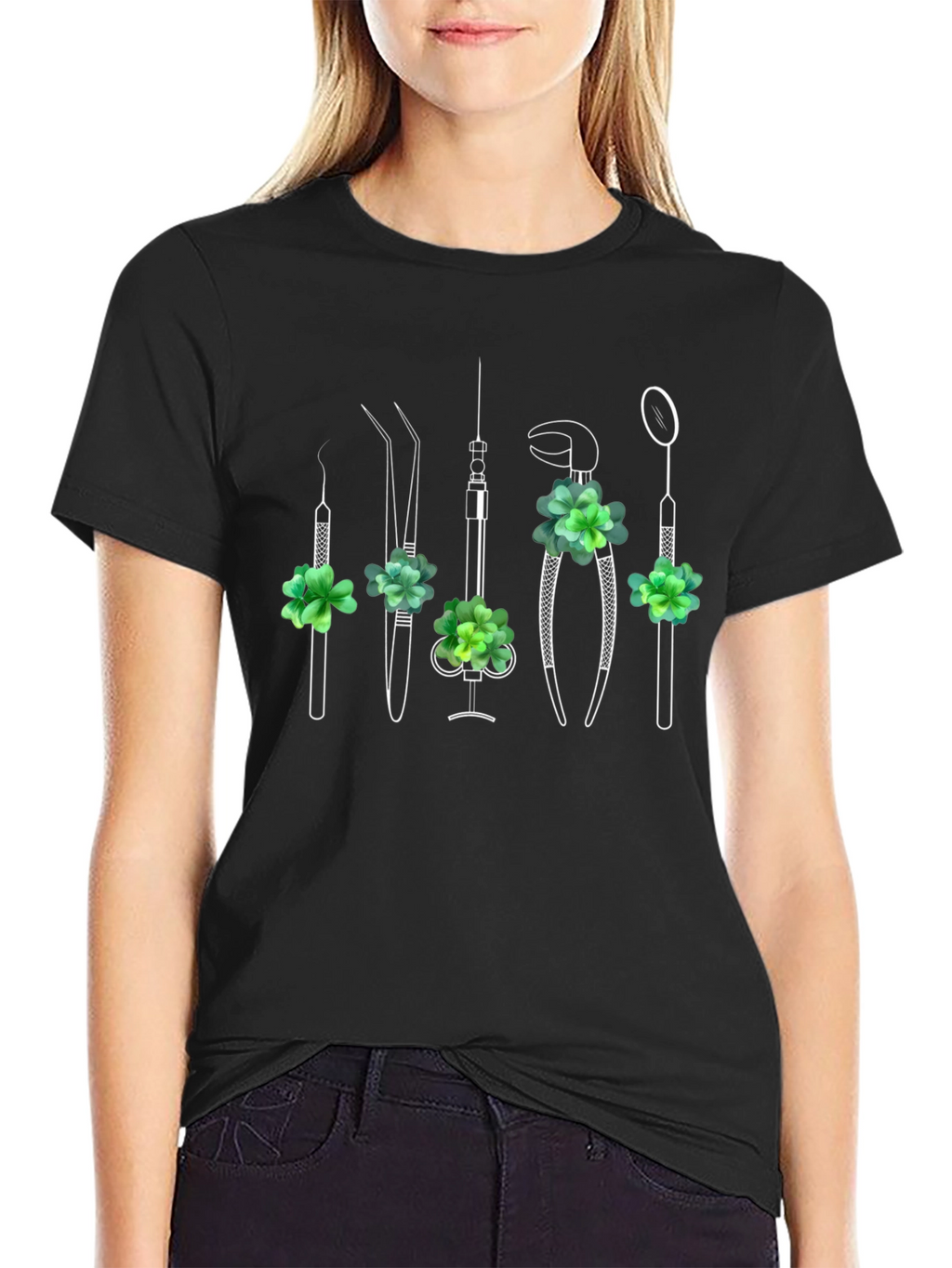 Dentist Tool Shamrock T-Shirt