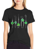 Dentist Tool Shamrock T-Shirt