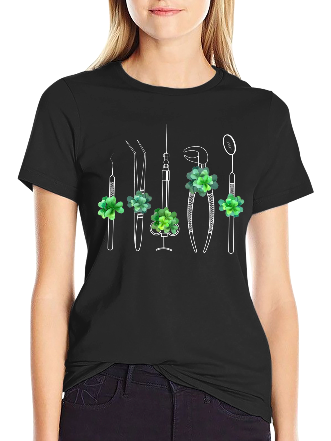 Dentist Tool Shamrock T-Shirt