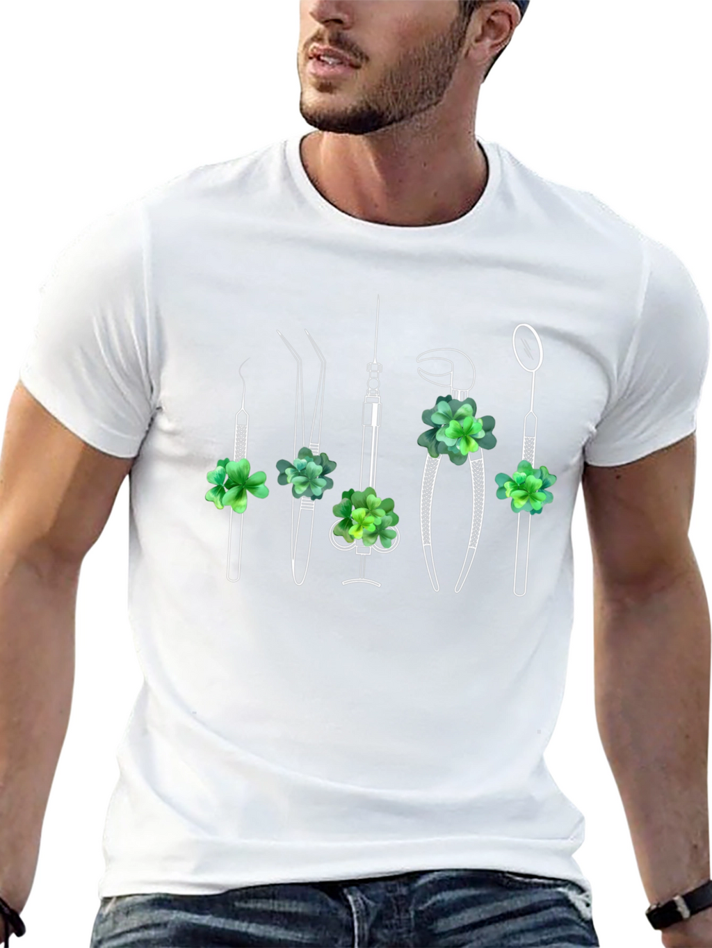 Dentist Tool Shamrock T-Shirt
