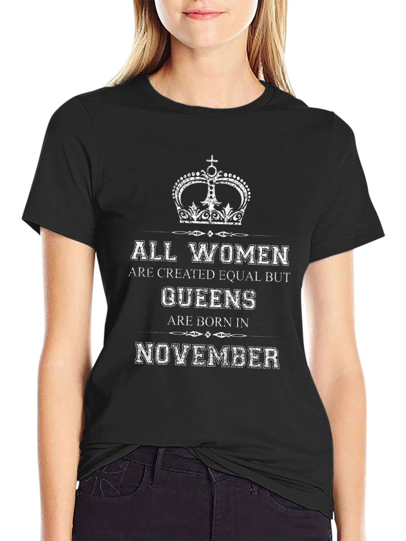 All Women Queens Born in November T-Shirt