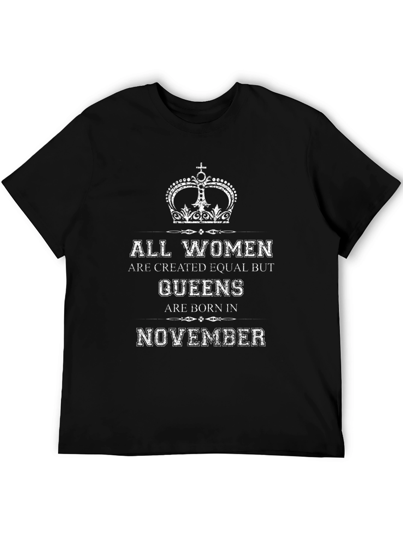 All Women Queens Born in November T-Shirt