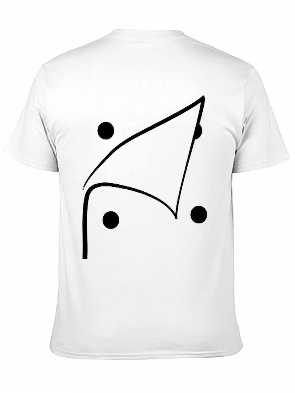 Geometric Graphic Tee - Modern Black T-Shirt