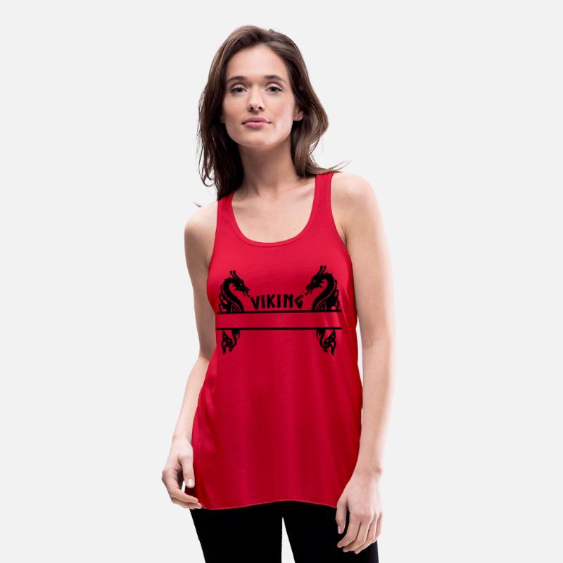 Viking and two dragons, text 'VIKING'