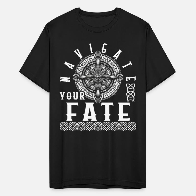 Viking Shirt, Navigate Your Fate Viking Compass