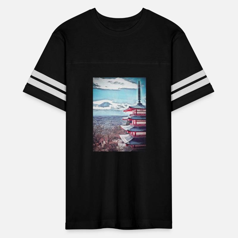 Vintage Arakurayama Sengen Park Japanese Painting