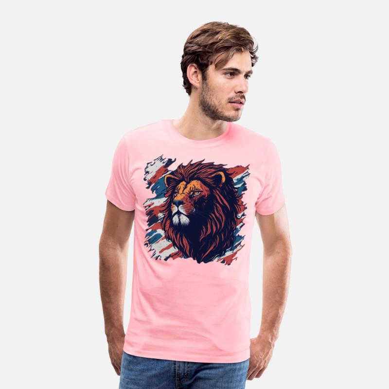 Vintage Retro British Flag with a Lion