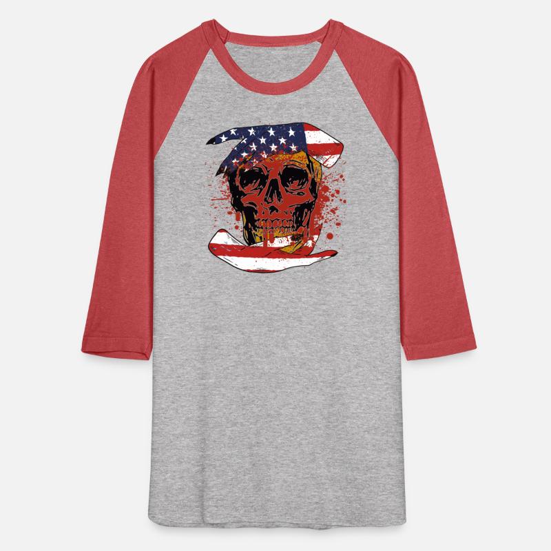 Vintage Skull Army T Shirt