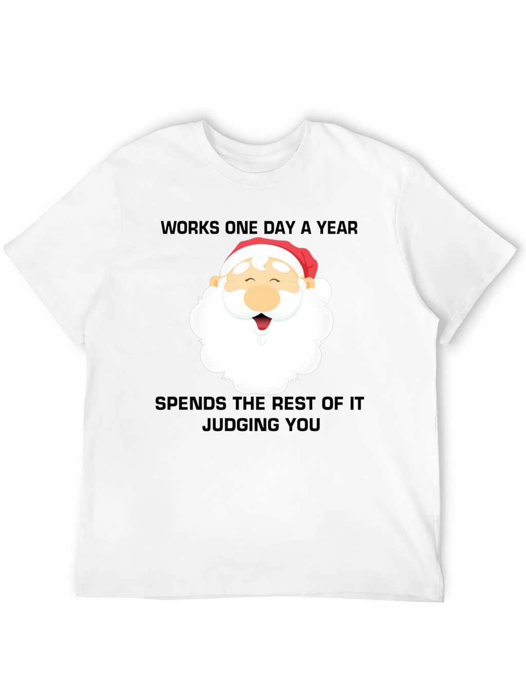 Santa Judging You Graphic T-Shirt