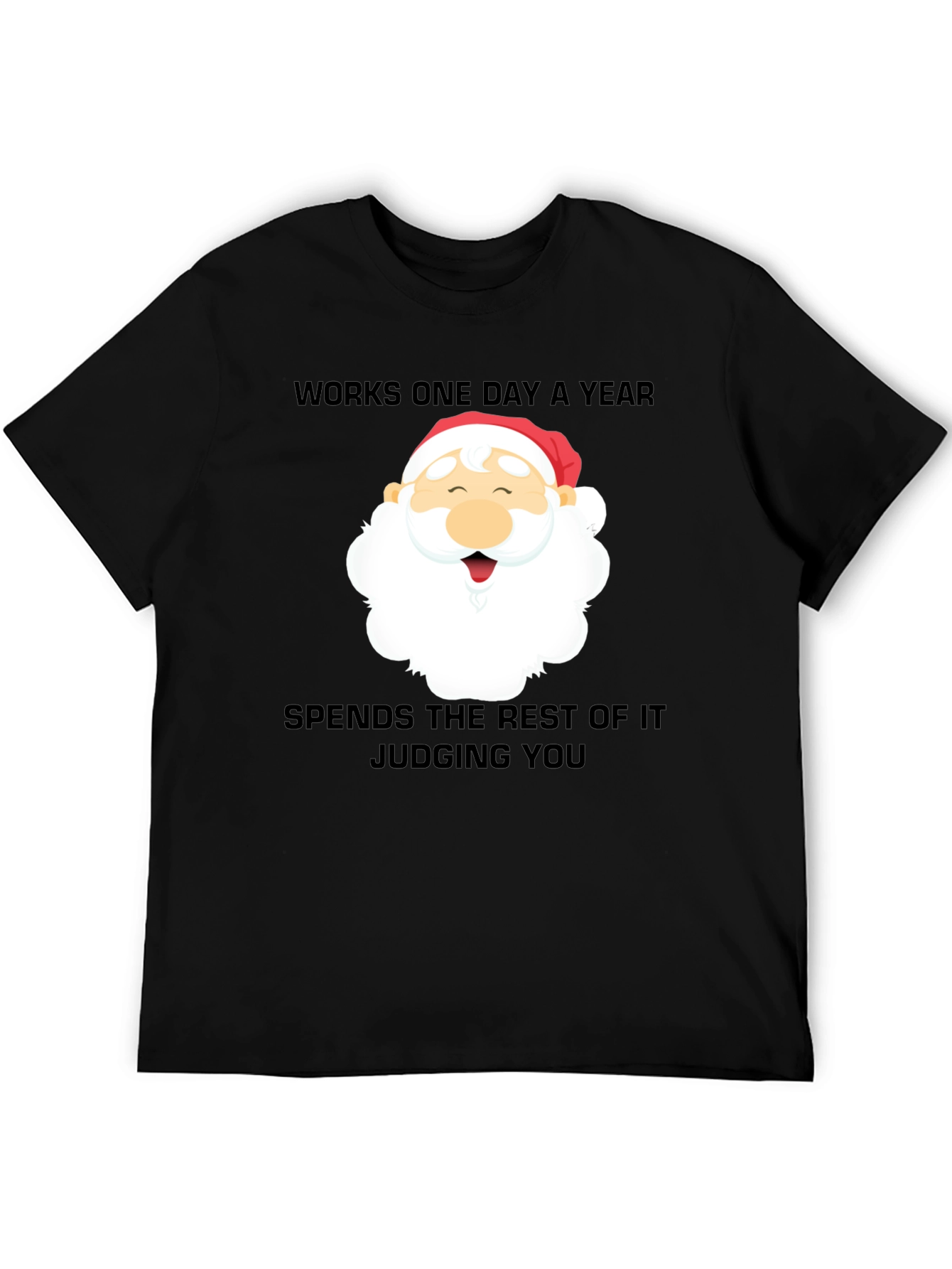 Santa Judging You Graphic T-Shirt